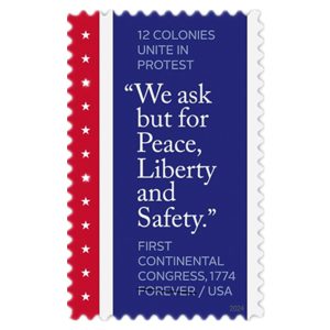 First Continental Congress, 1774 Stamps